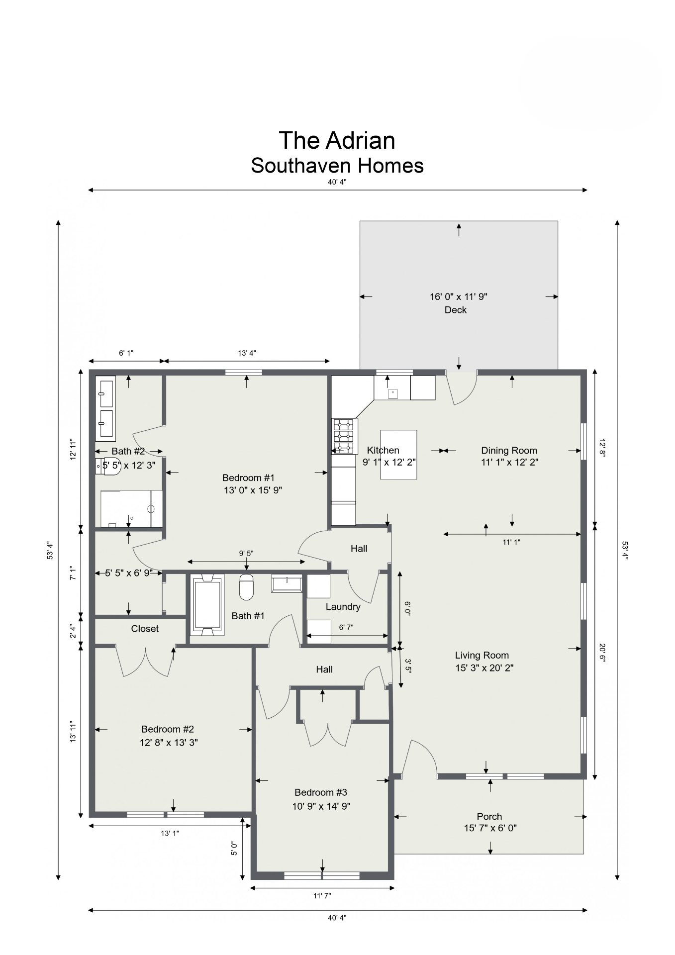The Adrian floor plan floor plan