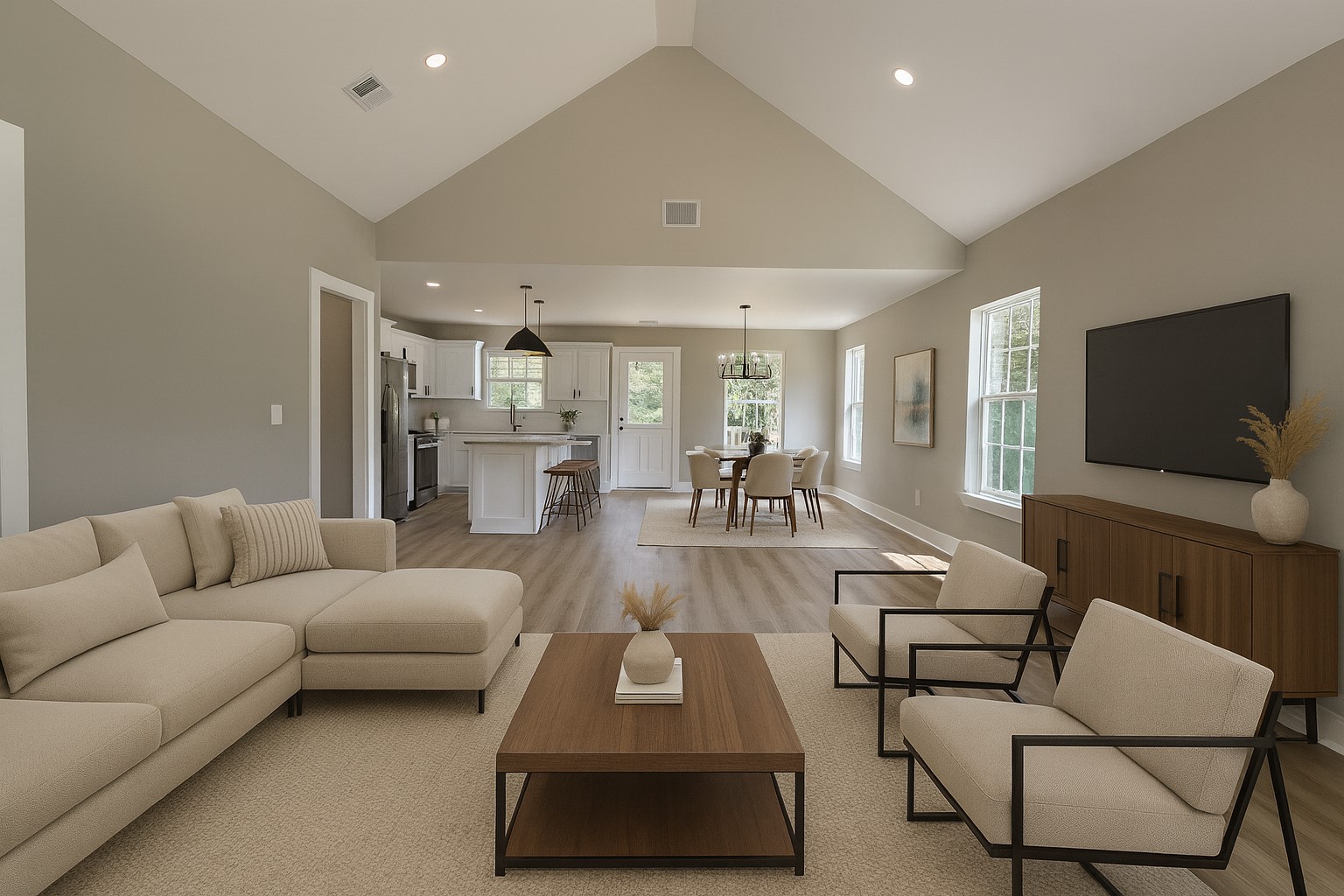 The Adrian floor plan by Southaven Homes: living room