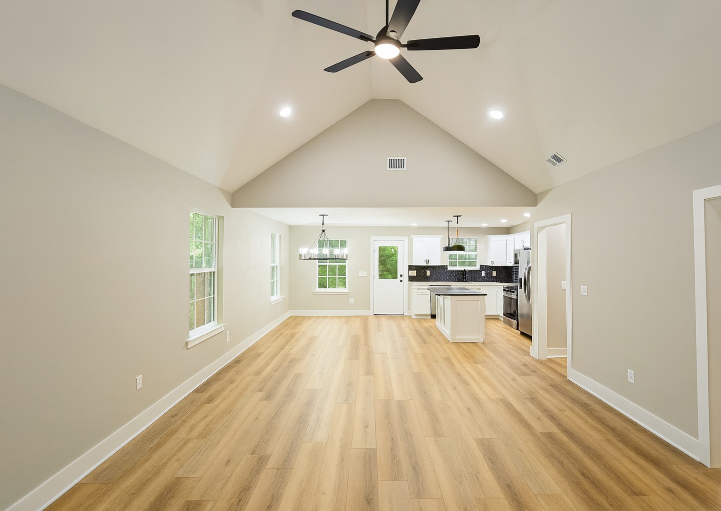 The Adrian floor plan by Southaven Homes: open living area