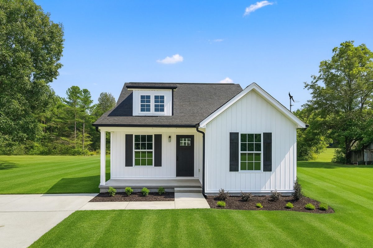The Cedar Ridge floor plan by Southaven Homes: ridge front exterior