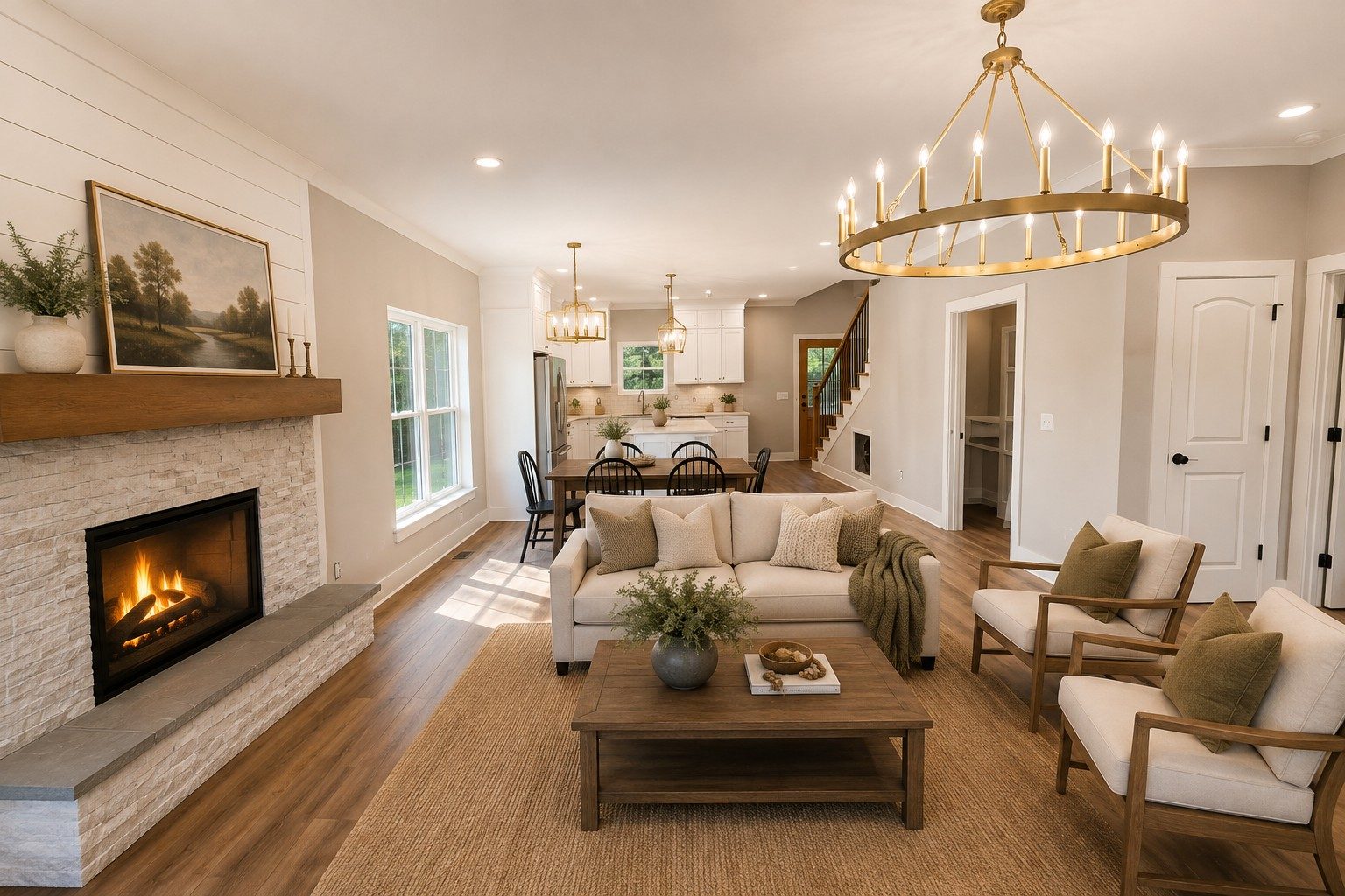 The Laura floor plan by Southaven Homes: living room