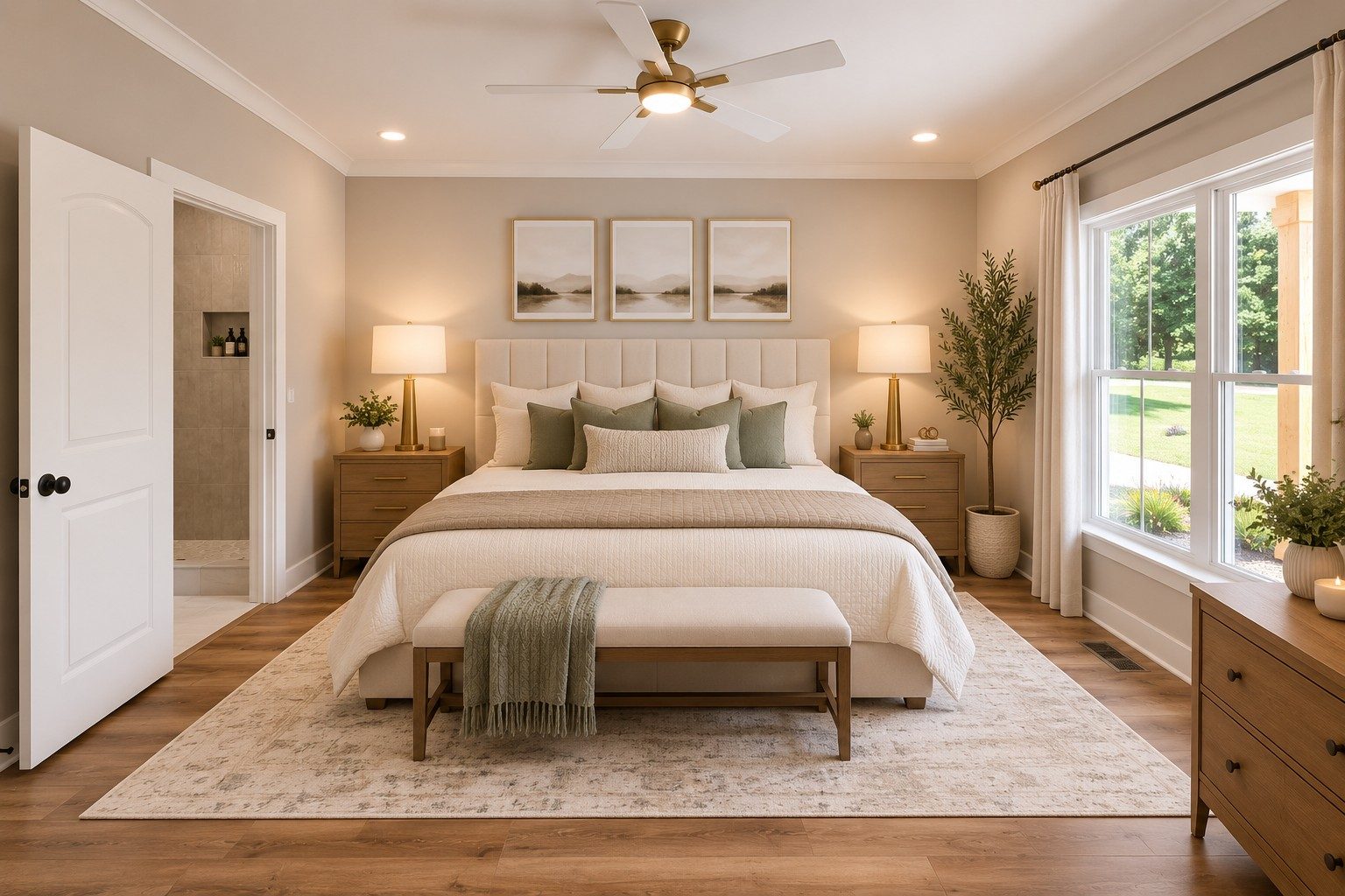 The Laura floor plan by Southaven Homes: primary bedroom