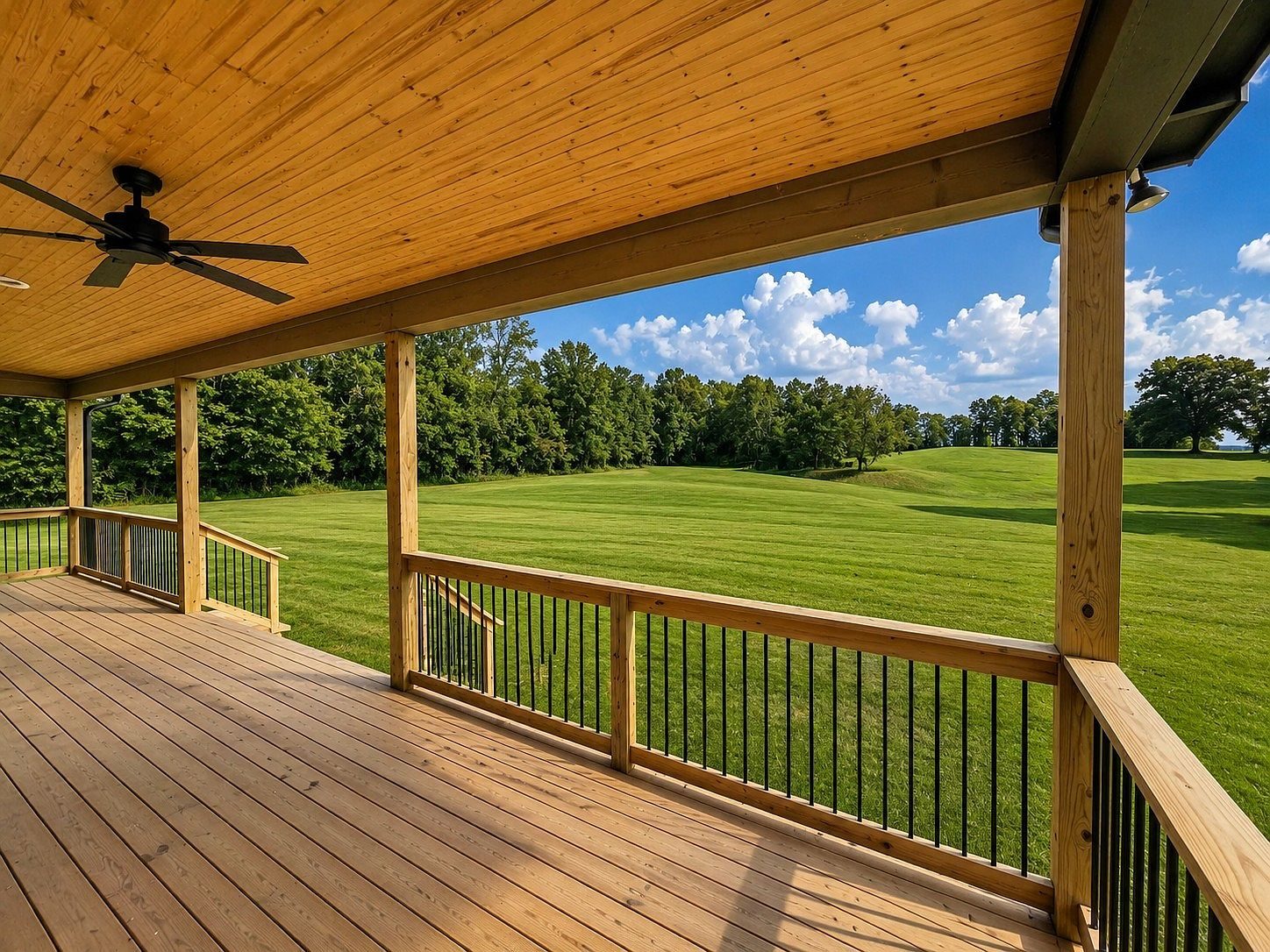 The Laura floor plan by Southaven Homes: front porch