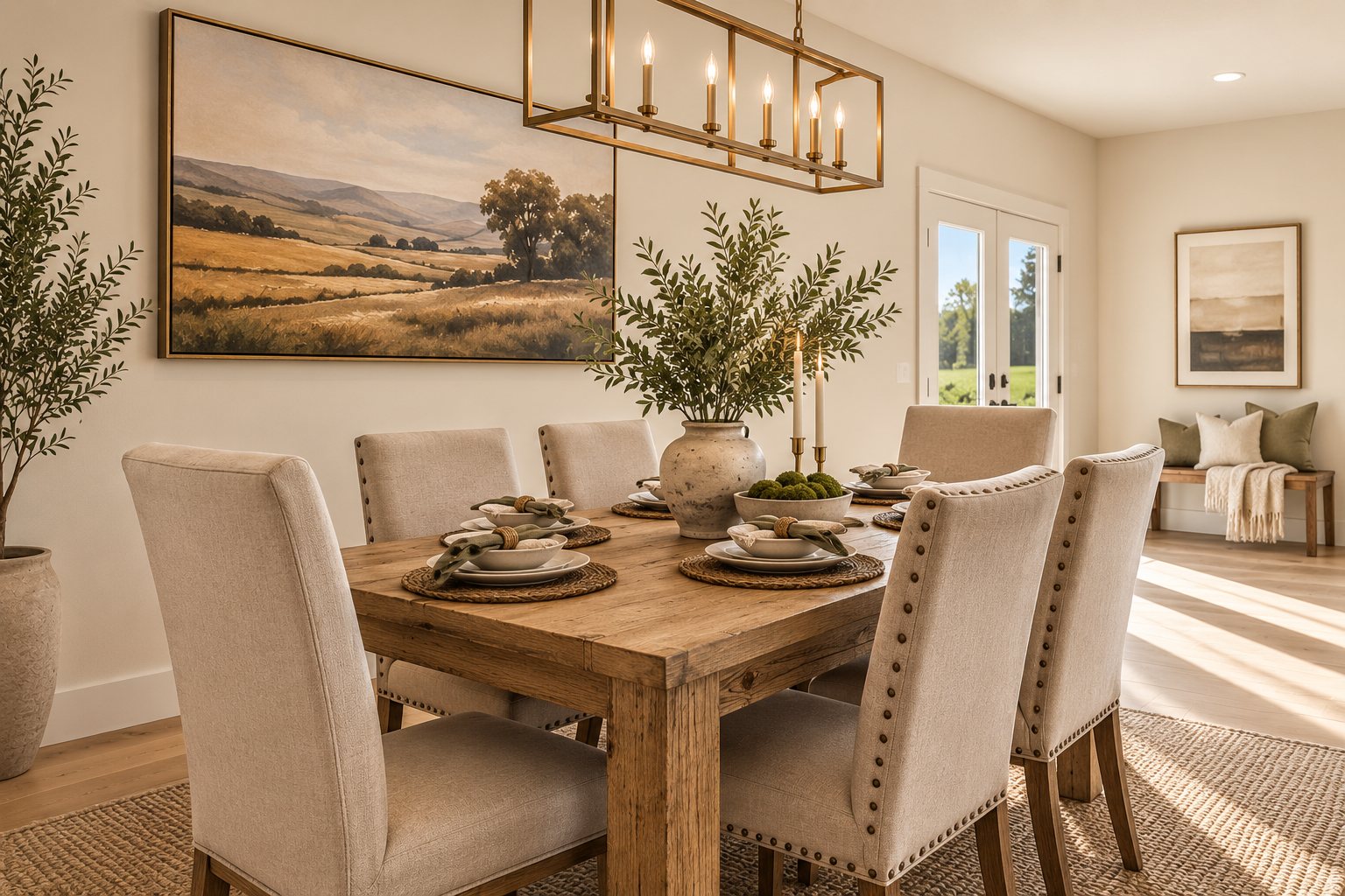 The Sycamore floor plan by Southaven Homes: dining area