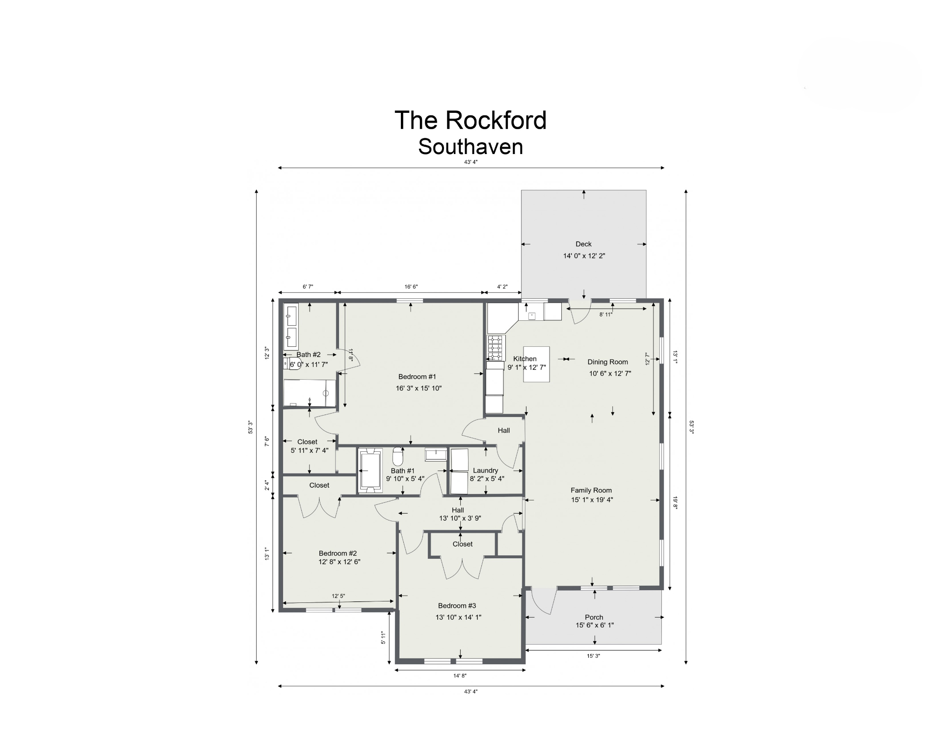 The Rockford floor plan floor plan