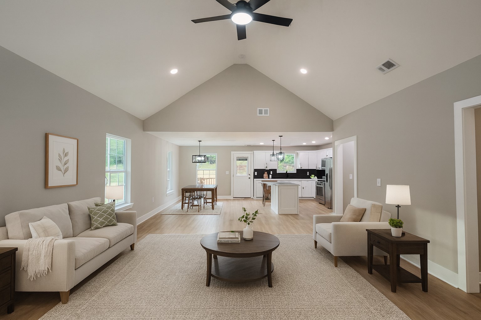 The Rockford floor plan by Southaven Homes: living room